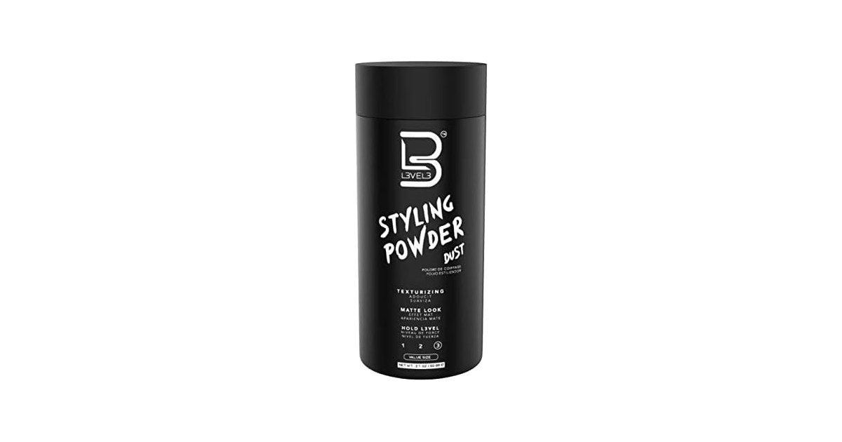 (3 Pack) Level 3 Styling Powder, Dust, 2.1 oz