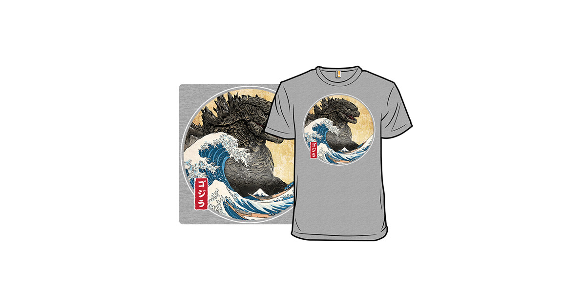 The Great Gojira off Kanagawa
