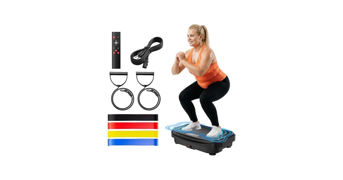 Steelite Vibration Plate Exercise Bluetooth