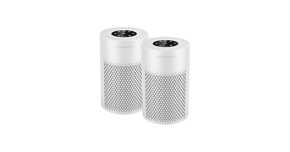 MEGAWISE 2-Pack HEPA Air Purifier