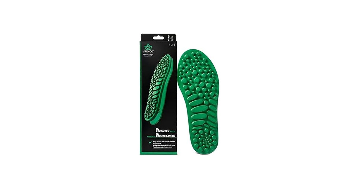 Spenco Recovery Insoles Mens 8-9.5/Womens 9-10.5