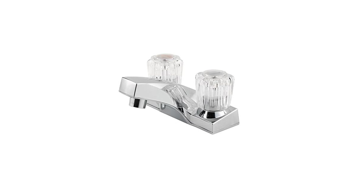 Pfirst Series 2-Handle 4" Centerset Bathroom Faucet