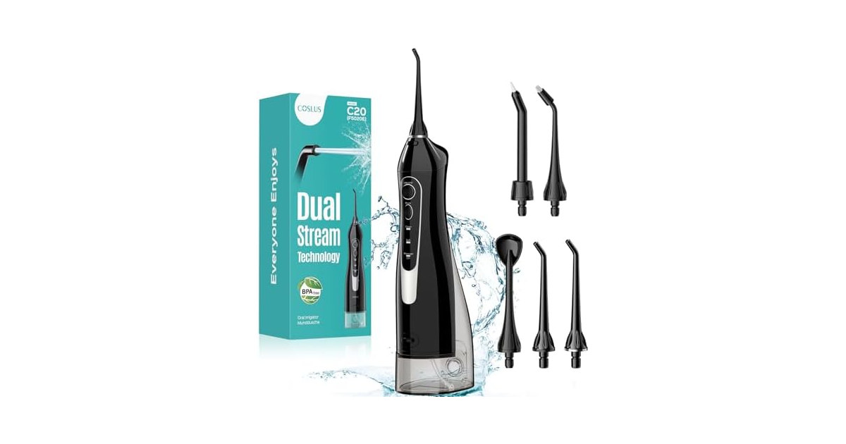 COSLUS Water Dental Flosser Teeth Pick