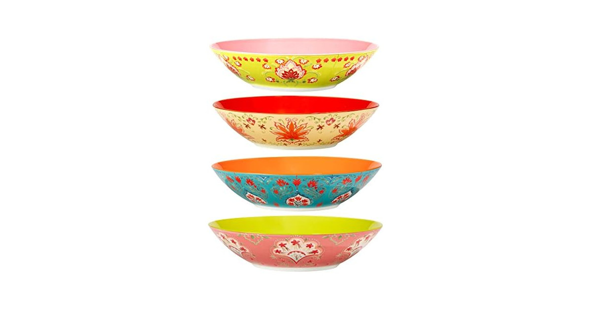 Francesca 44 oz. Porcelain Soup and Cereal Bowls – Set of 4