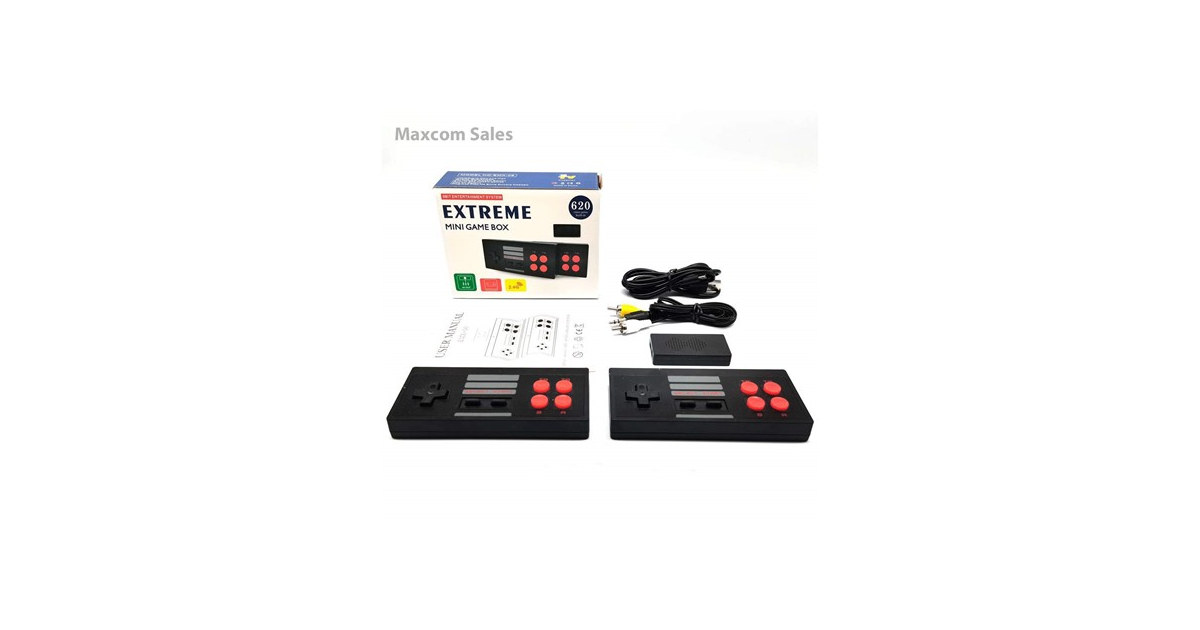 Maxcom Retro 8-Bit Game Console 620 Games