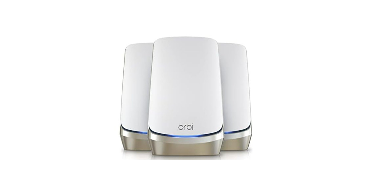 Netgear Orbi 960 Series AXE11000 Quad-Band Mesh Wi-Fi 6E System 3-Pack