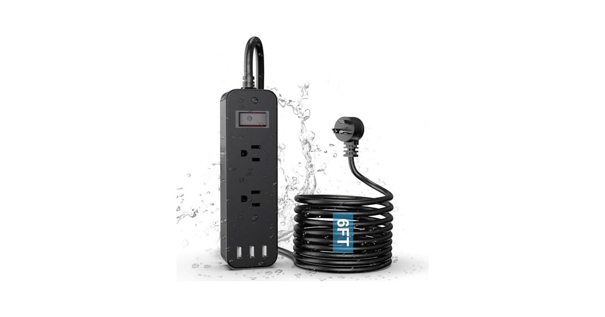 KEBEN Outdoor Waterproof Power Strip