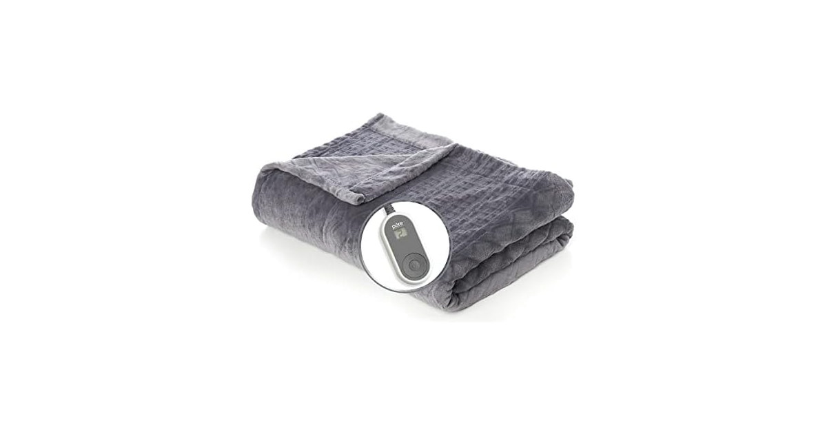 Pure Enrichment Twin Heated Blanket