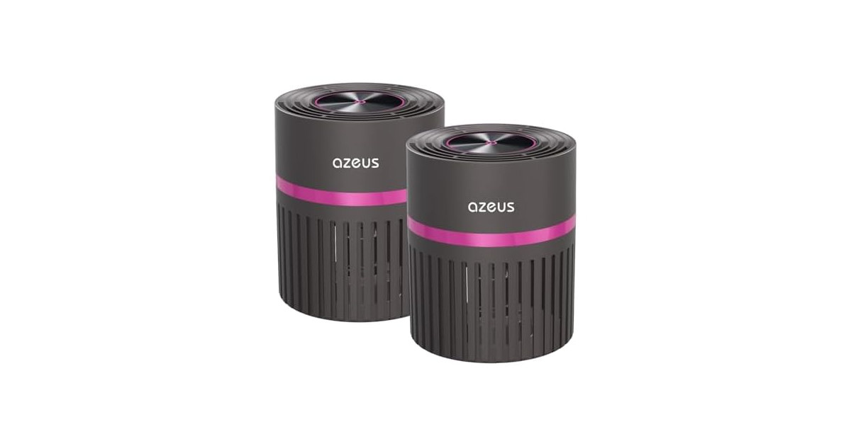 AZEUS Quiet Air Purifier, 2-Pack