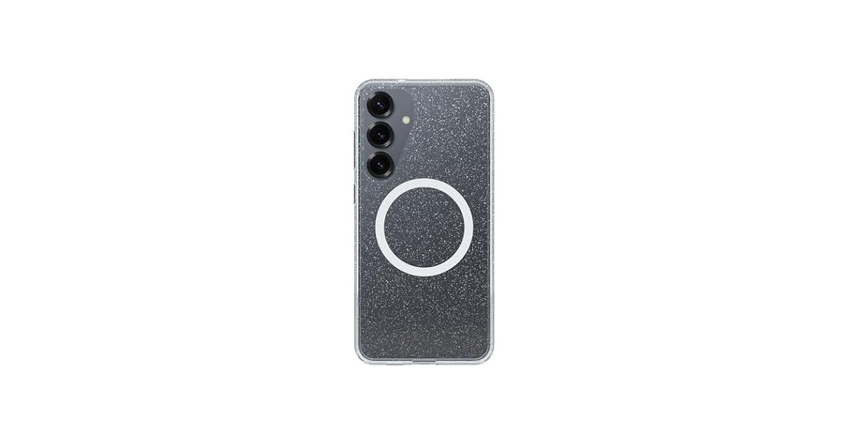 OtterBox Samsung Galaxy S25+ Symmetry Series Case - Stardust Clear/Glitter