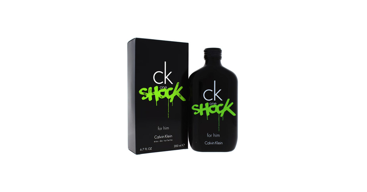 Ck One Shock Men Calvin Klein EDT Spray 6.7 oz.
