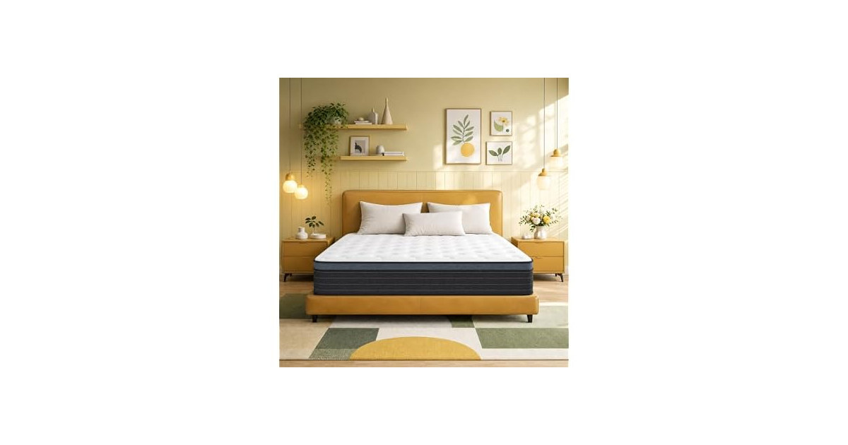 inight Luxury King Size Mattress, 14 Inch Medium Firm