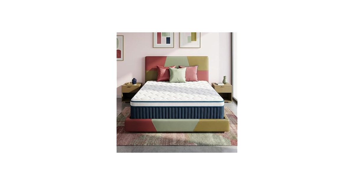 inight Luxury Queen Mattress, 12 Inch Hybrid Medium Firm