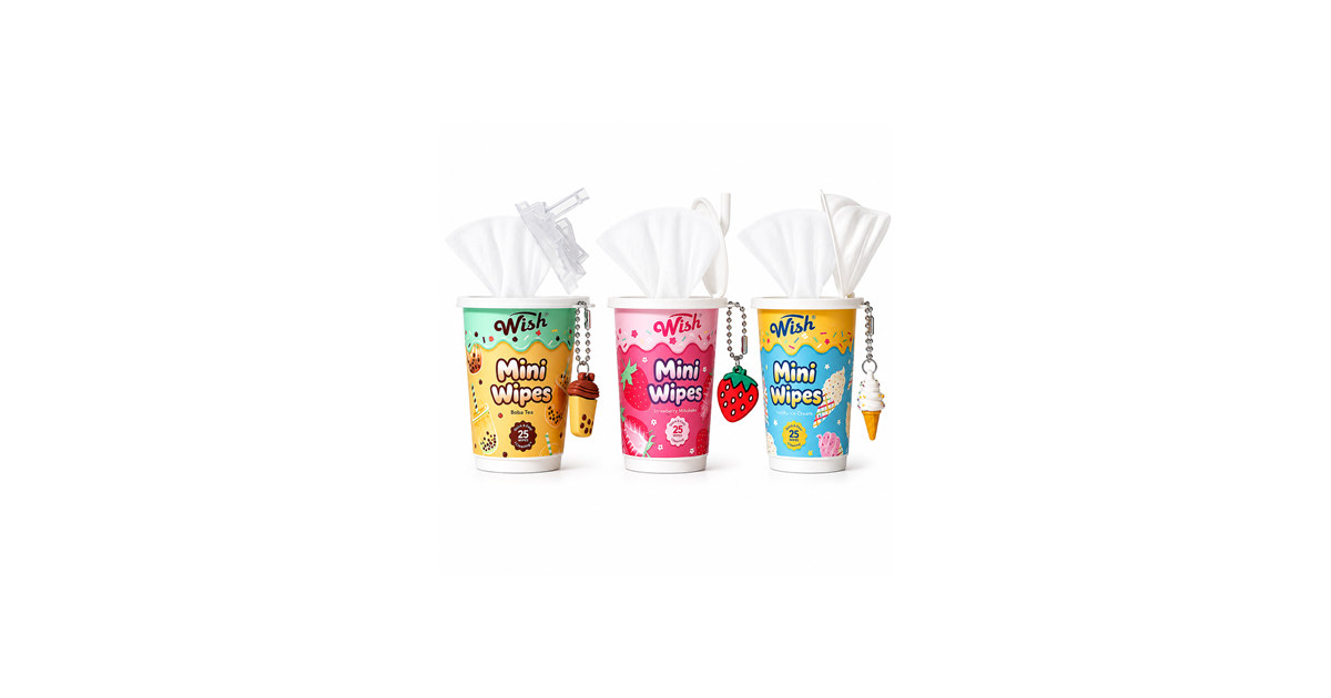 24pk Travel Size Mini Hand Wipes