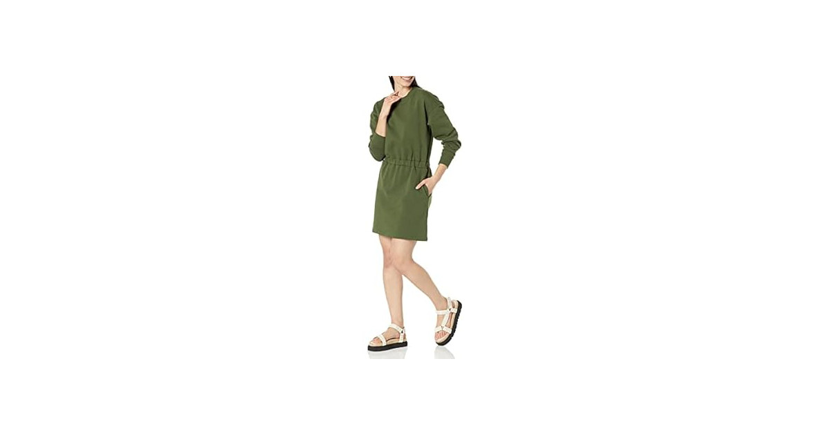 Amazon Essentials Women Knit Waisted Dress