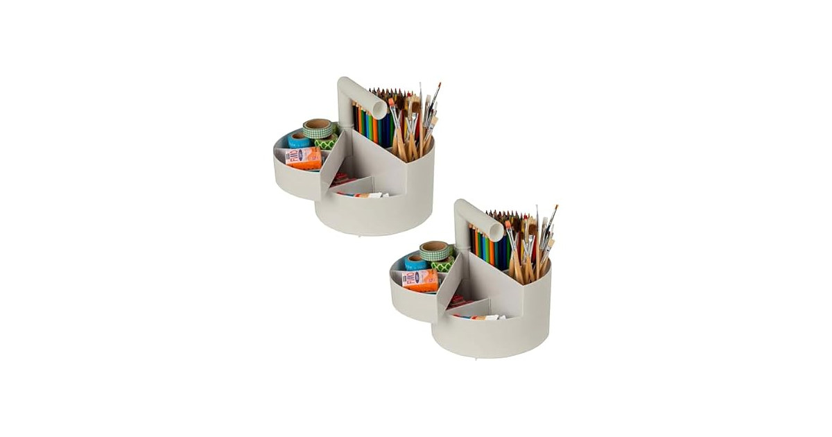 IRIS USA 2-Pack Desk Caddy Organizer