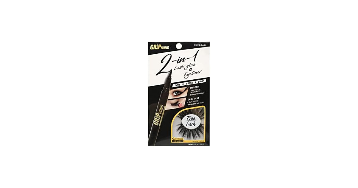 EBIN NEW YORK Grip Bond 2 in 1 Eyelash Glue & Eyel