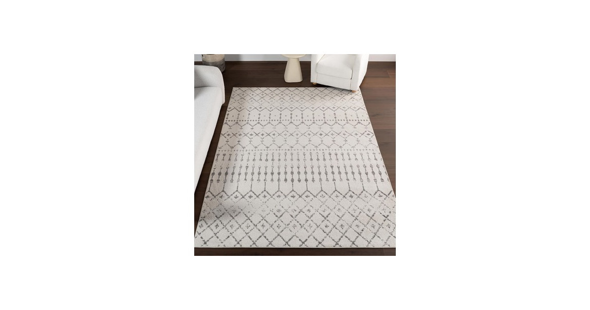 nuLOOM 5x7 Moroccan Blythe Rug Grey