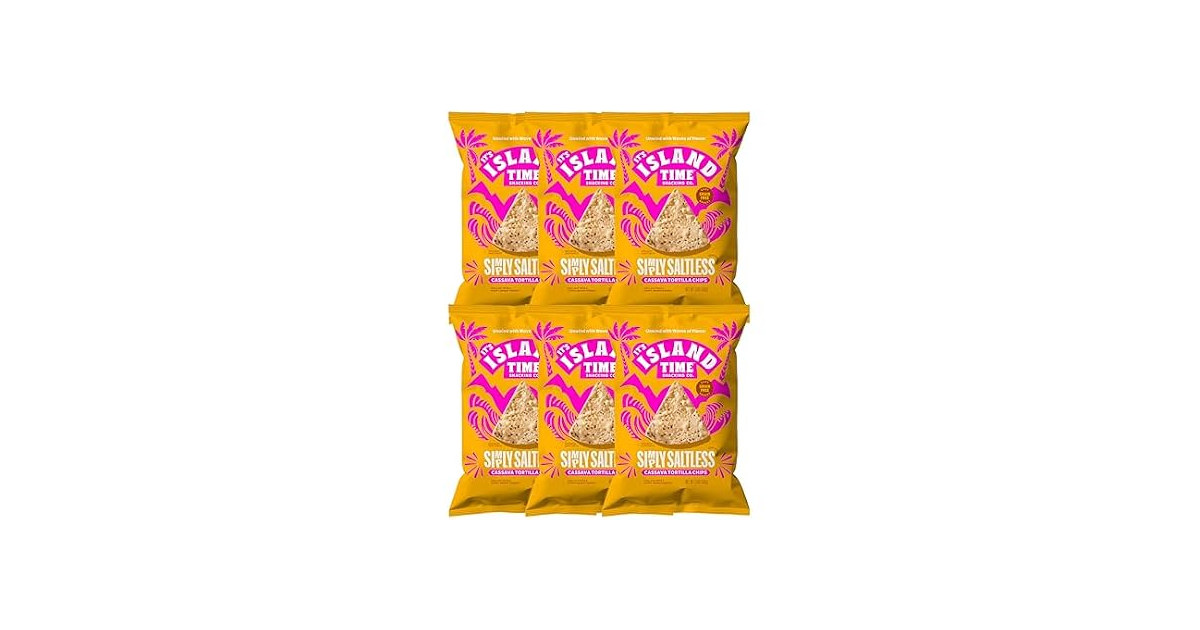 Island Time Chips | Saltless 6-Pack