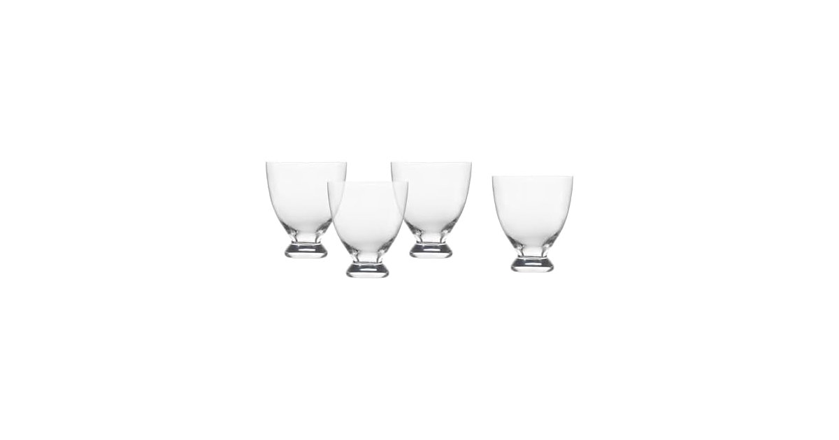 Fortessa Gala Glass, 11 Ounce Lowball Cocktail (Set of 4)