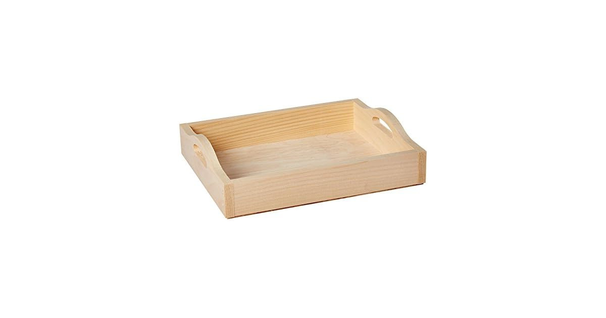 Walnut Hollow Unfinished Wood Serving Tray