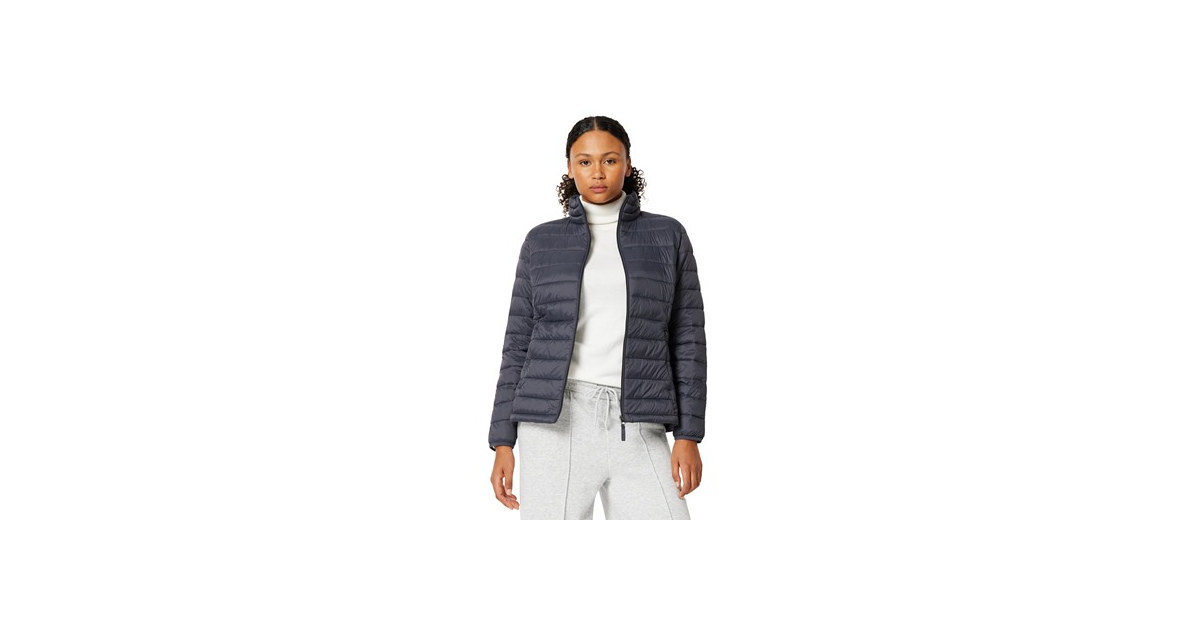 Amazon Essentials Women Puffer Jacket - Charcoal