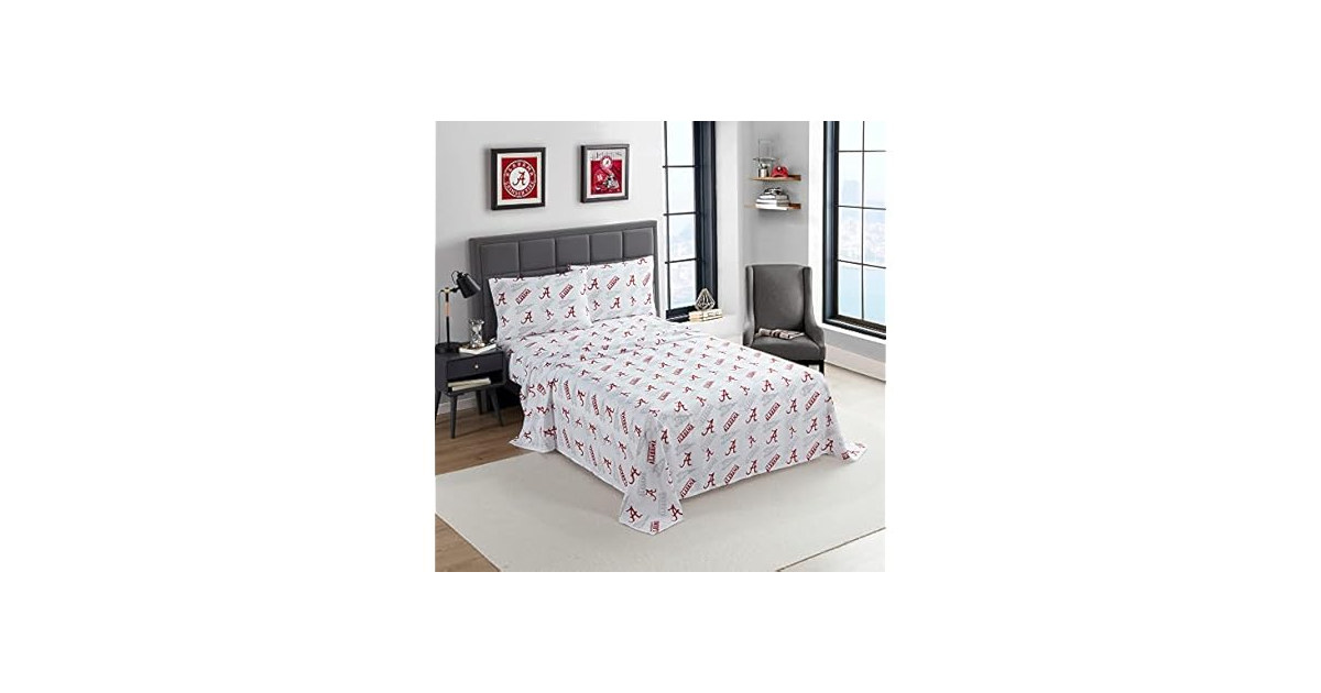 Alabama NCAA Licensed Twin Sheet Set