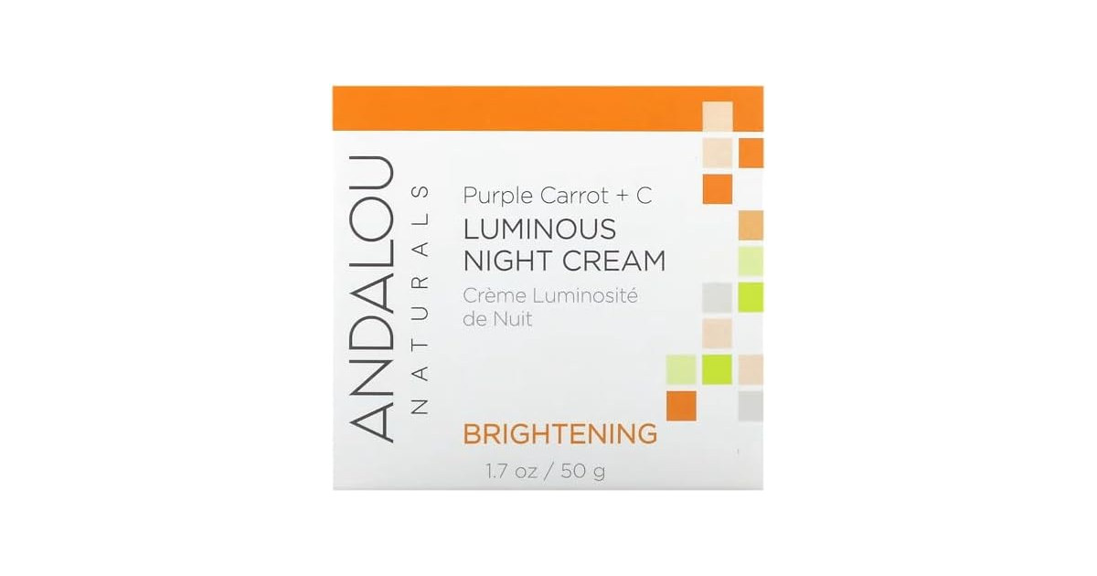 Andalou Naturals Night Crm Prpl Carrot