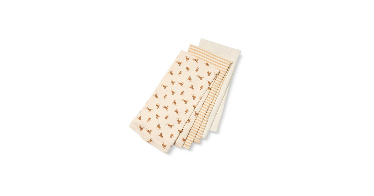 Amazon Essentials Cotton Swaddle Blankets, Pack of 3