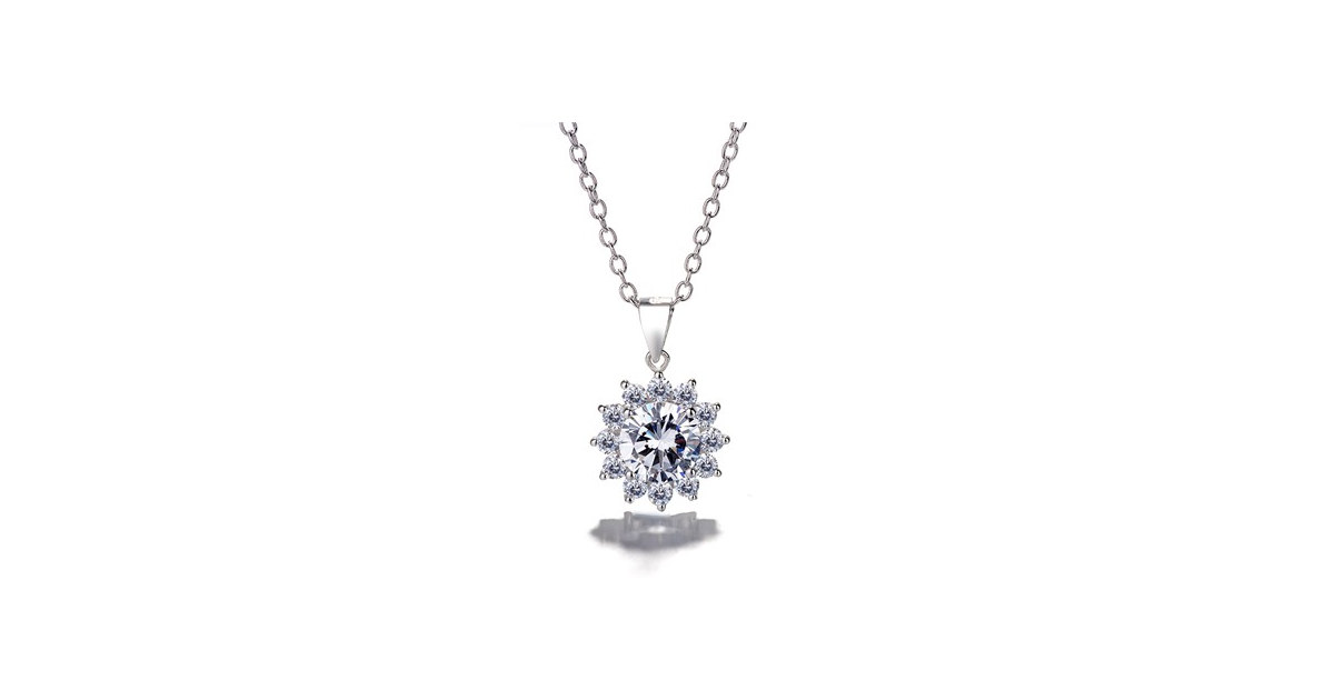Preciosa Crystal Flower Pendant