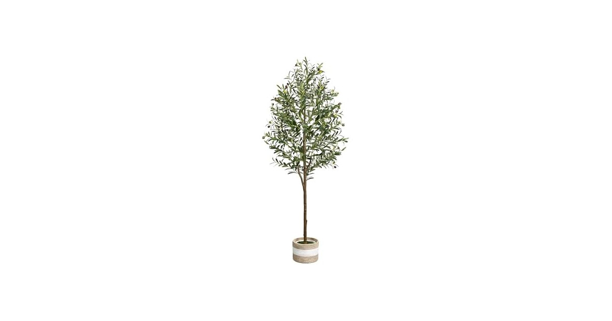 LuceAlberi Artificial Olive Tree 5.5FT
