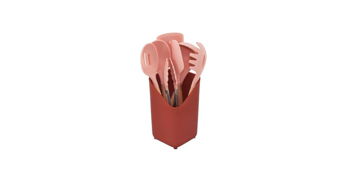 Glad Silicone Kitchen Utensils Set, 8pcs - Nonstick