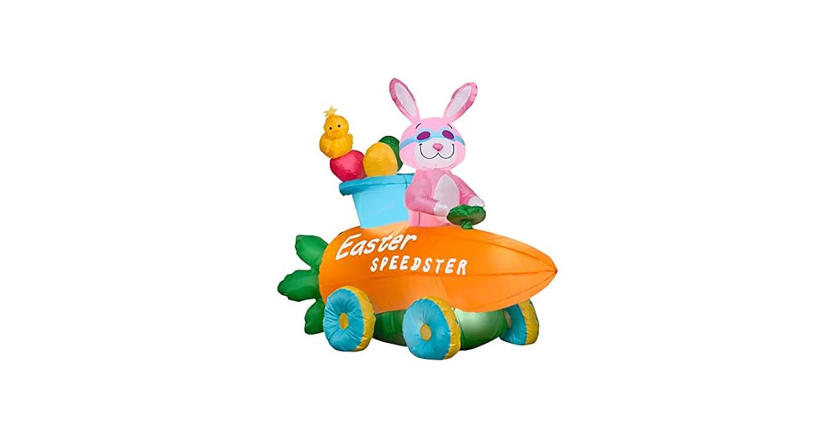 National Tree Company Inflatable Decoration Orange