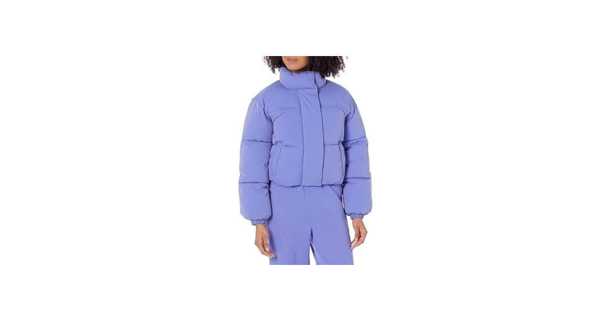 Amazon Essentials Women Crop Puffer Jacket
