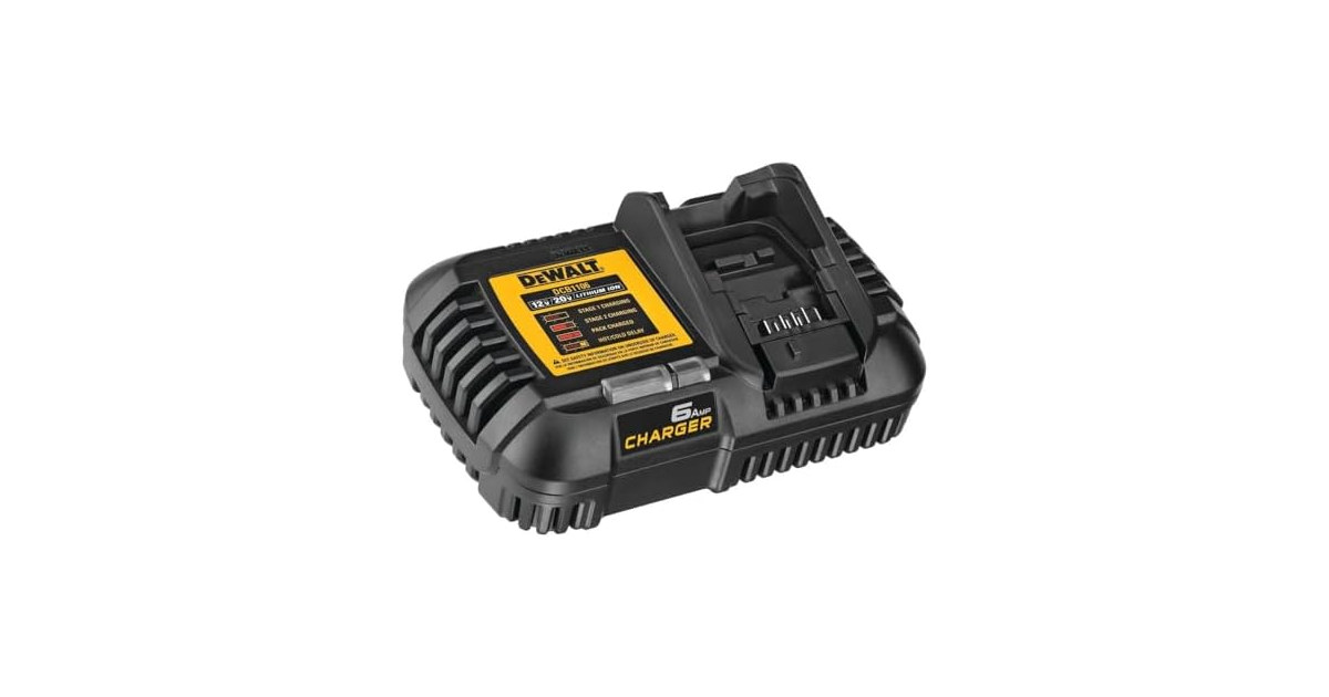 DEWALT DCB1106 - 12V/20V/FLEXVOLT 6A Fast Charger