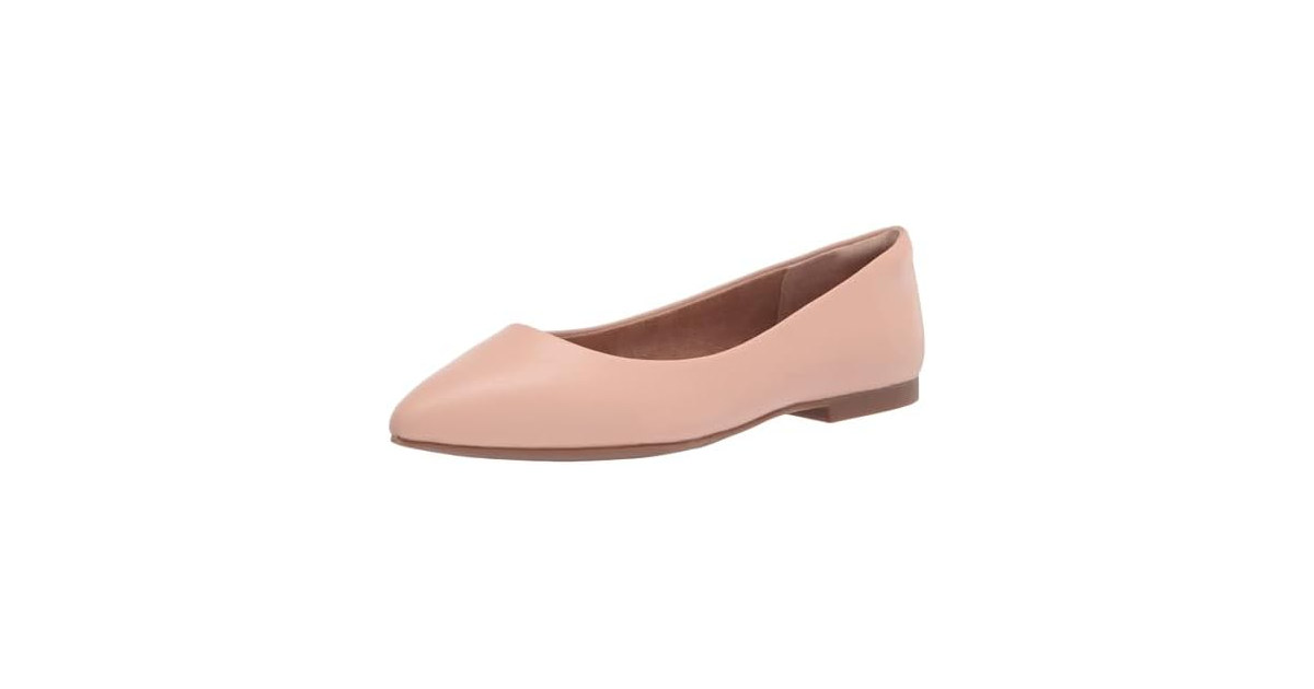 Amazon Essentials Women Cushioned Pointed-Toe Flat