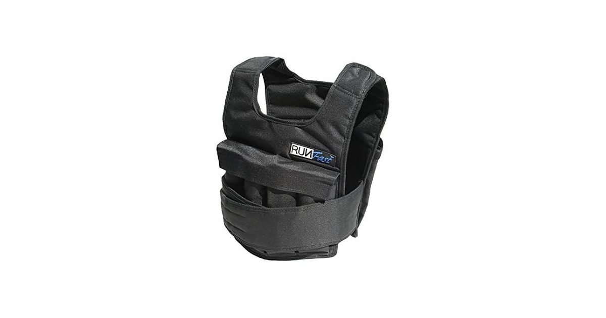 RUNmax Runfast Pro Weighted Vest, 20 lb