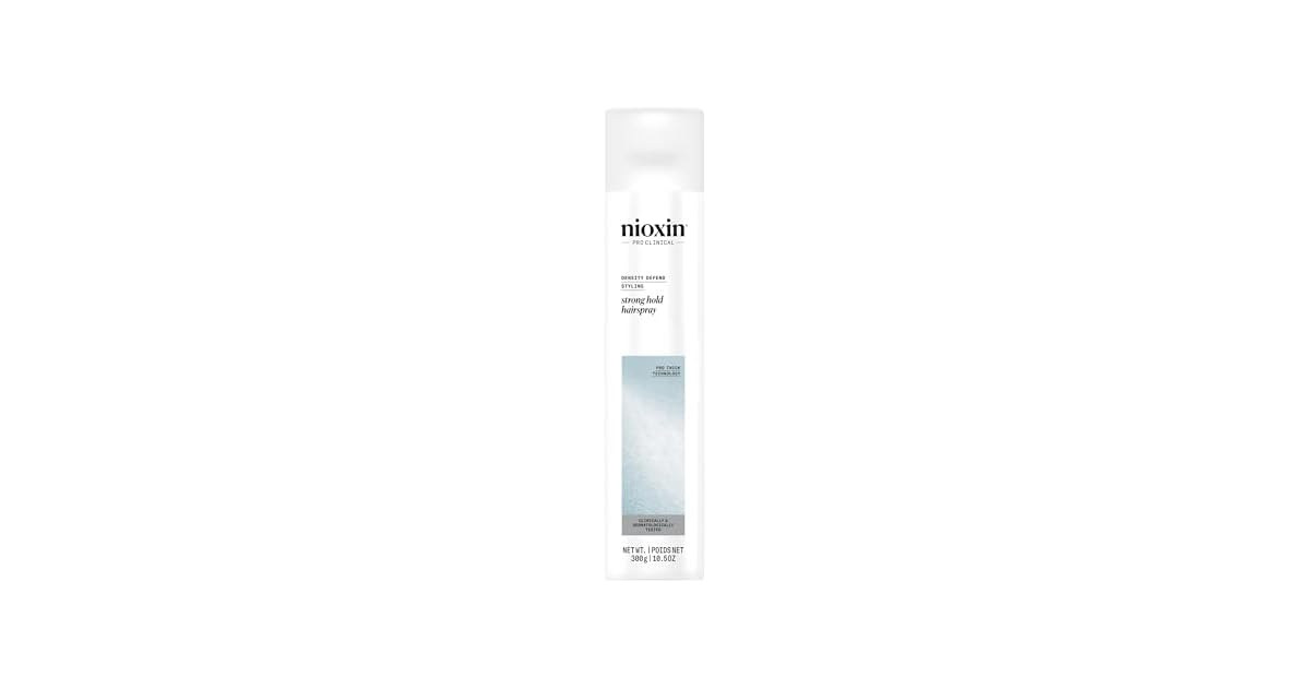 Styling Stronghold Hairspray,