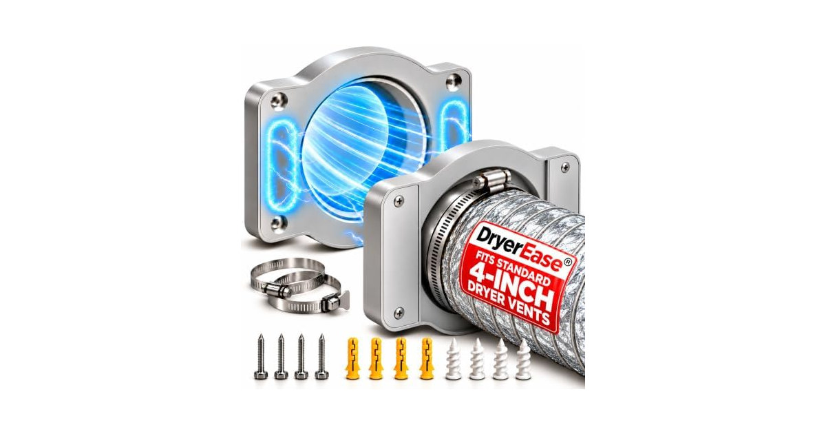 DryerEase 4" Dryer Vent Connector Kit