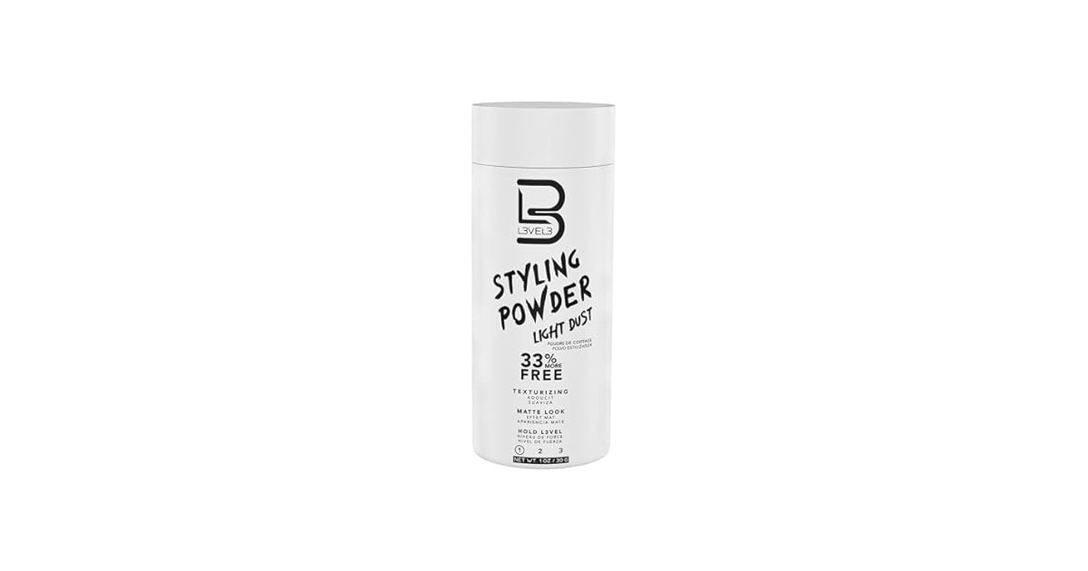Level 3 Styling Powder, Light Hold, 1 oz, 3 Pack