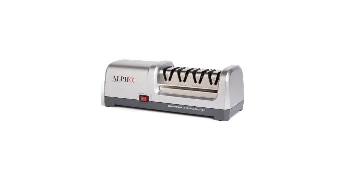 Alpha Living 4-Stage Electric Knife Sharpener
