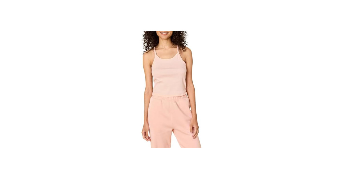 Amazon Essentials Ribbed Cropped Camisole (L)