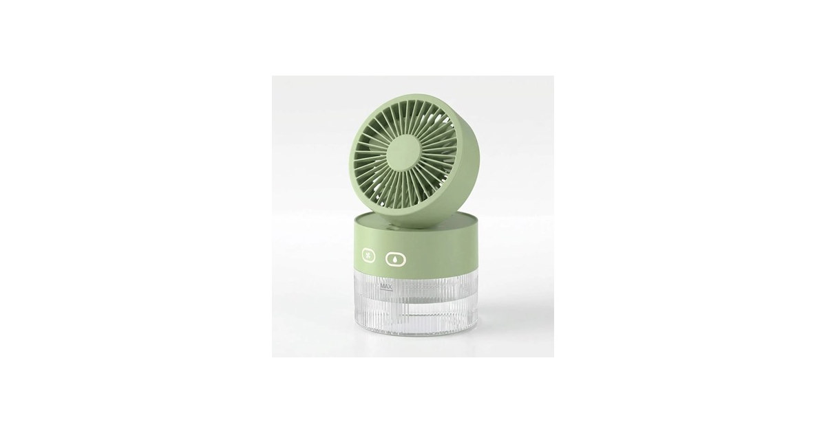 Mist Cooling Fan Compact Desktop Fan