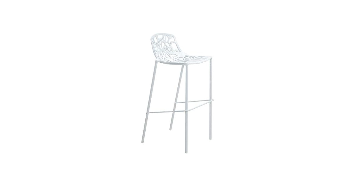 LeisureMod Devon Modern Outdoor Bar Stool