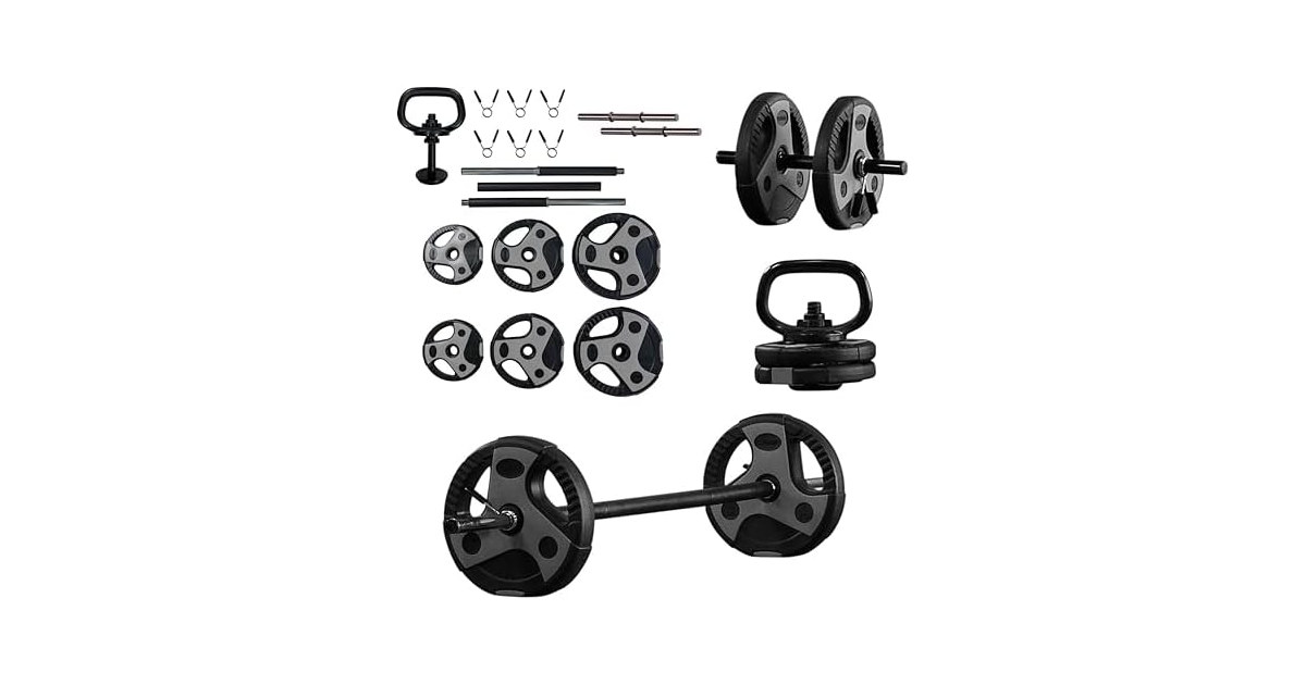 US Weight 43LB Weight Set with 55" Barbell