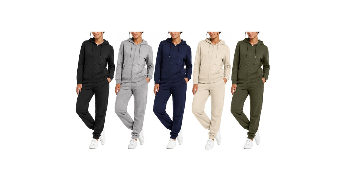 Womens F/T Hoodie & Jogger Set