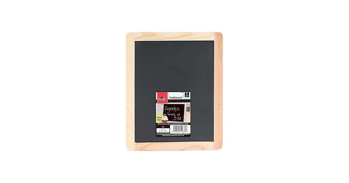 Plaid Double Sided Chalkboard 10 PK