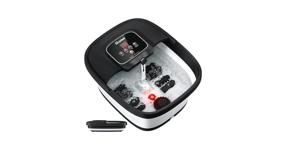 HOSPAN Collapsible Foot Spa with Heat