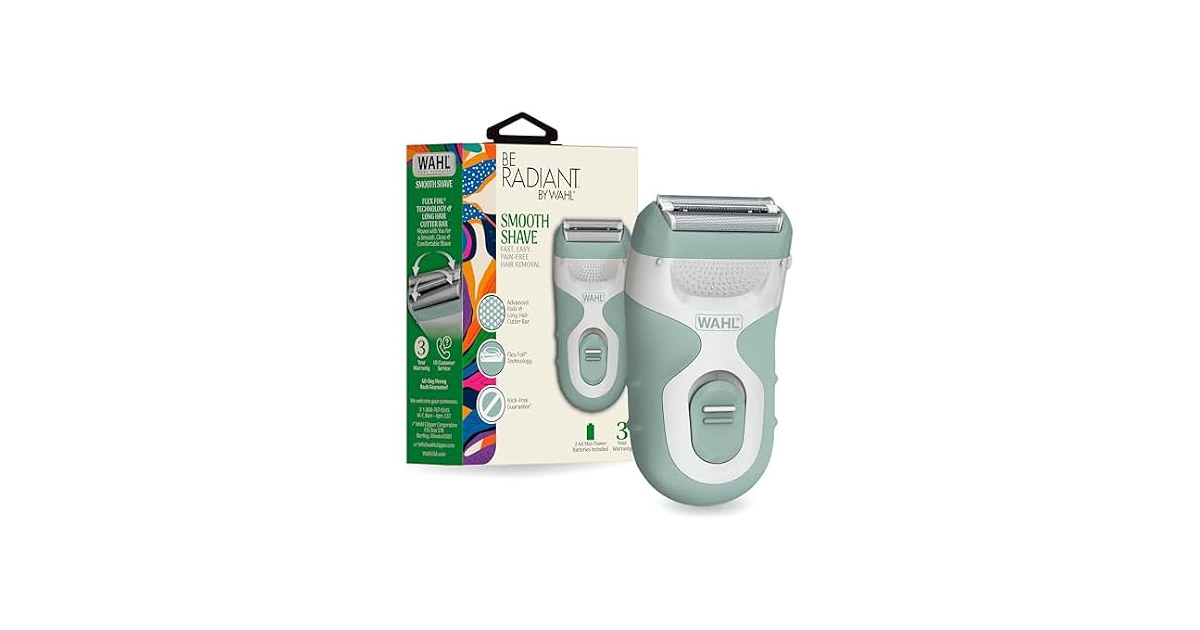 Be Radiant by Wahl Smooth Shave Cordless Electric