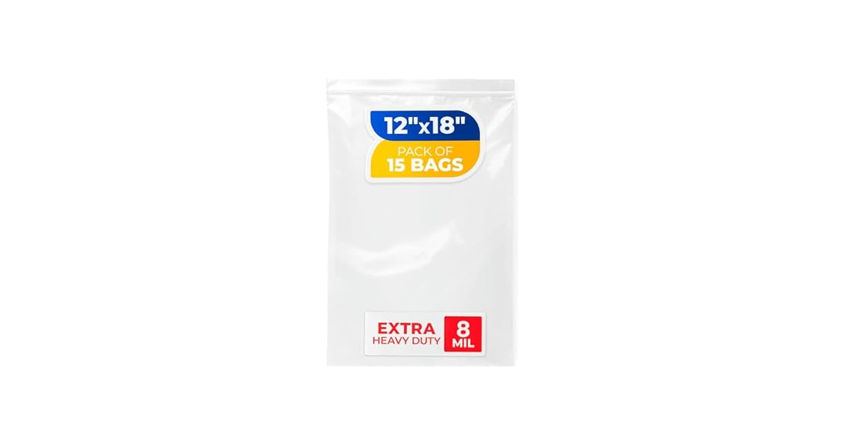 Paclord Reclosable Poly Zip Seal Lock Bags